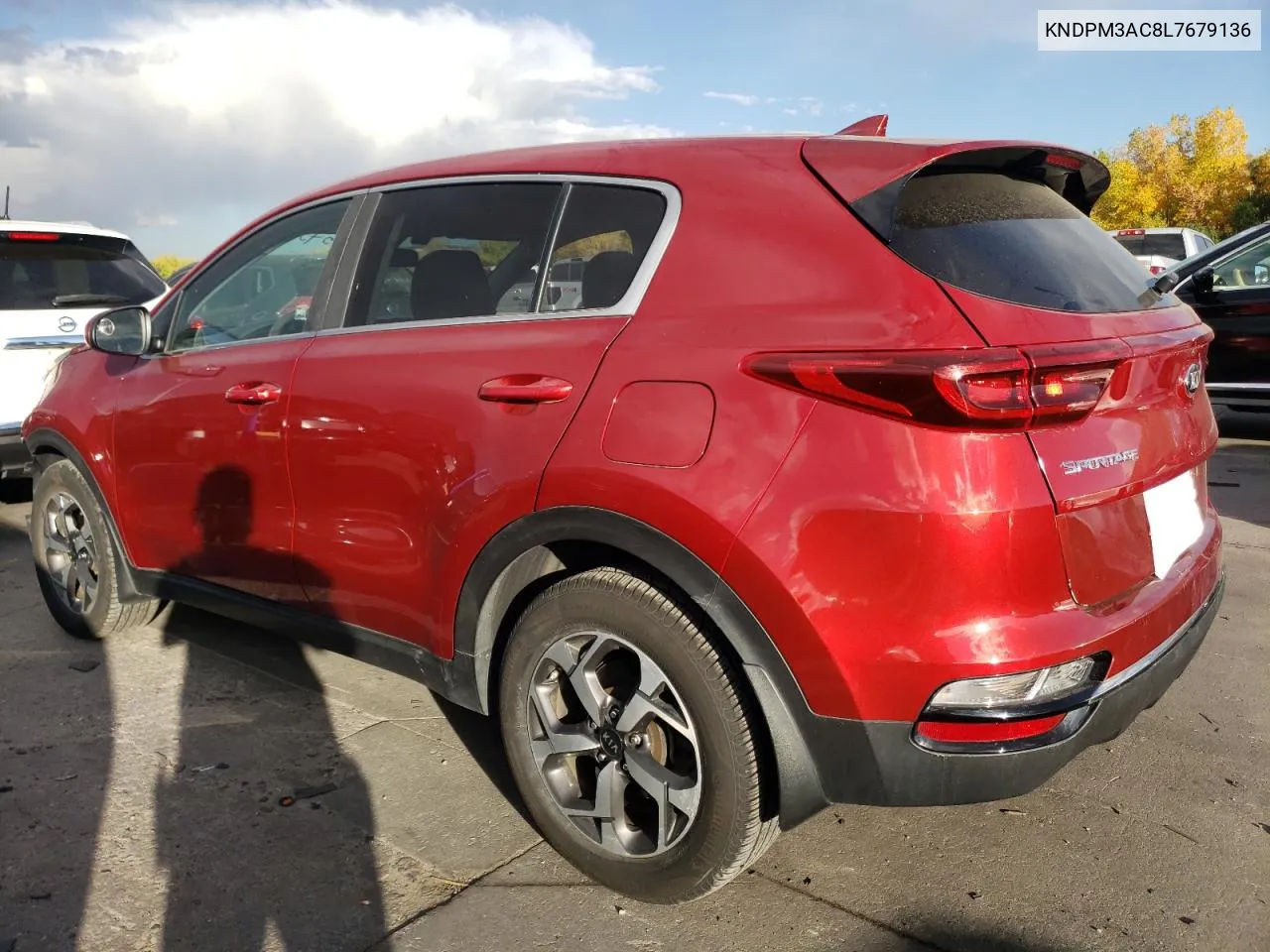 2020 Kia Sportage Lx VIN: KNDPM3AC8L7679136 Lot: 75735904