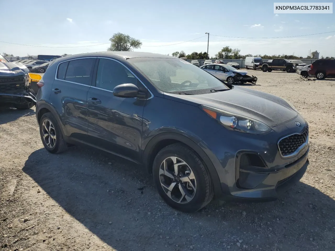 2020 Kia Sportage Lx VIN: KNDPM3AC3L7783341 Lot: 75772794