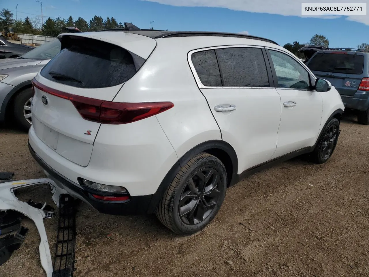 2020 Kia Sportage S VIN: KNDP63AC8L7762771 Lot: 75858204