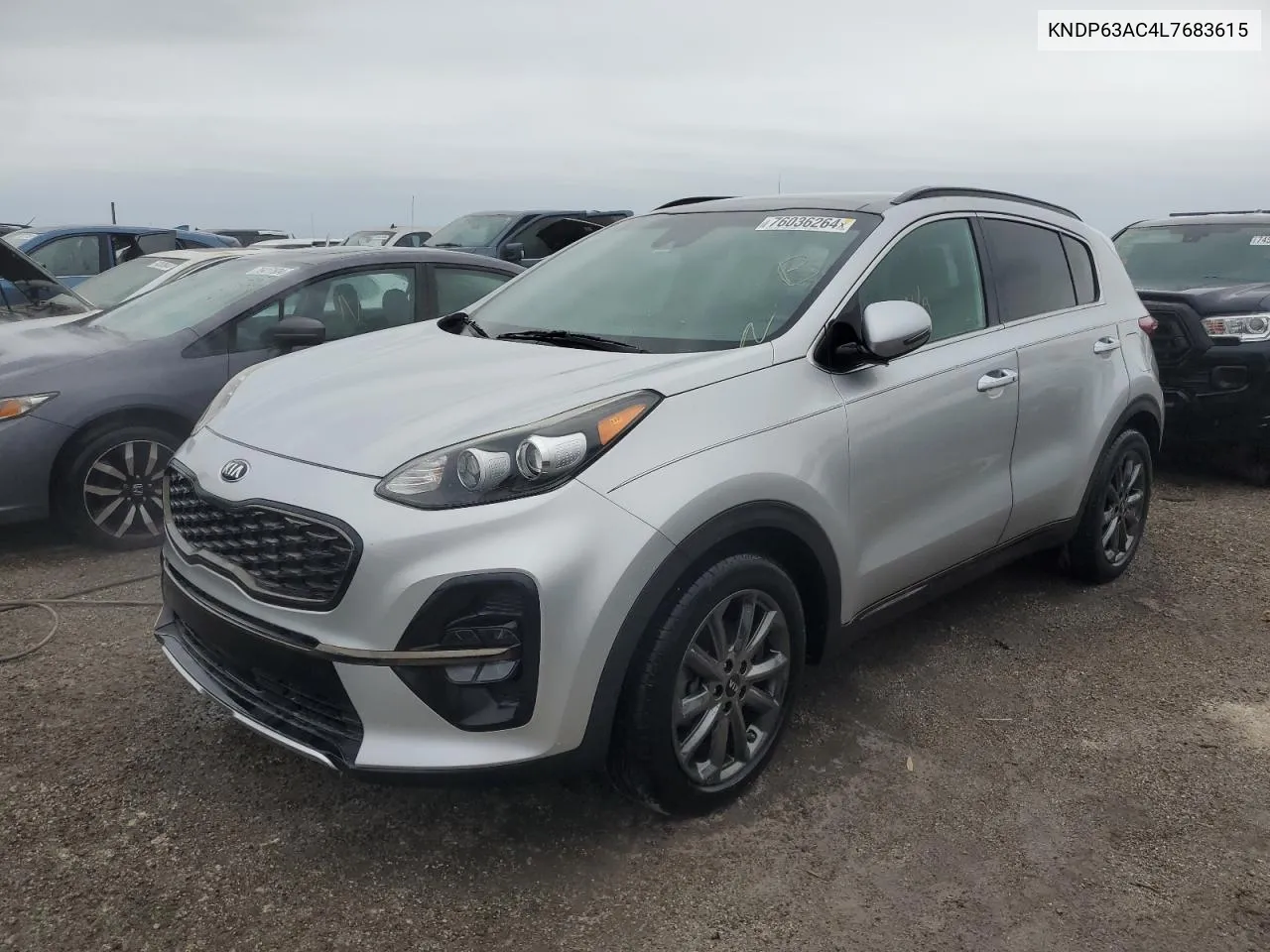 2020 Kia Sportage S VIN: KNDP63AC4L7683615 Lot: 76036264