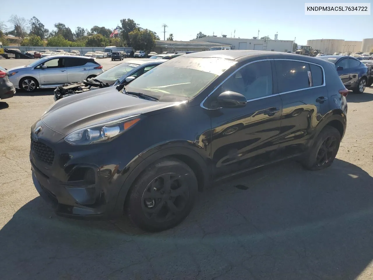 2020 Kia Sportage Lx VIN: KNDPM3AC5L7634722 Lot: 76071884