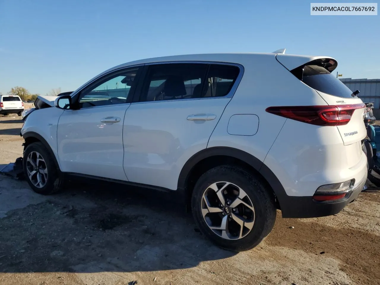 2020 Kia Sportage Lx VIN: KNDPMCAC0L7667692 Lot: 76131724