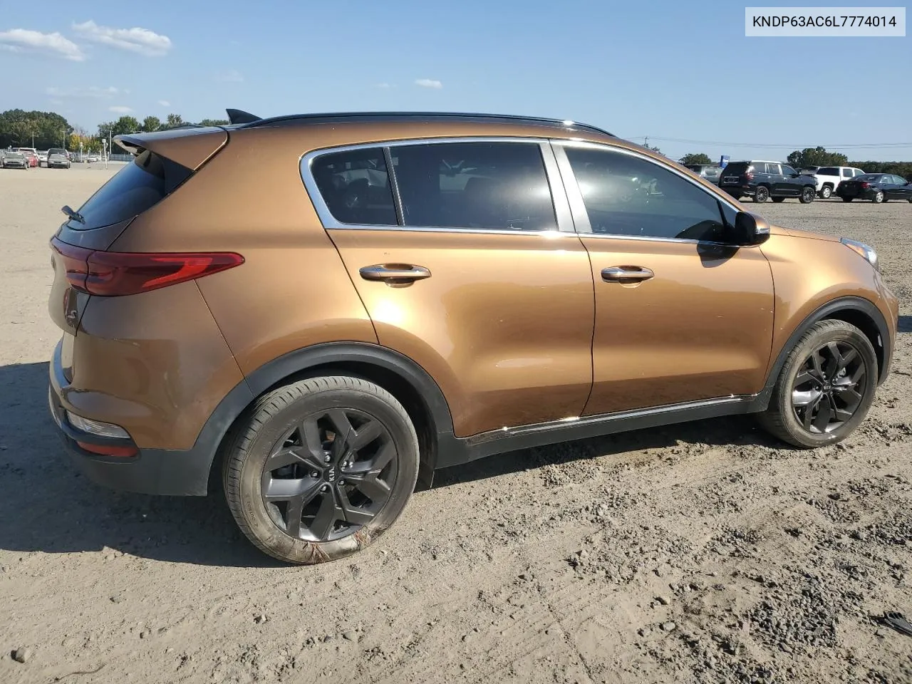 2020 Kia Sportage S VIN: KNDP63AC6L7774014 Lot: 76136824