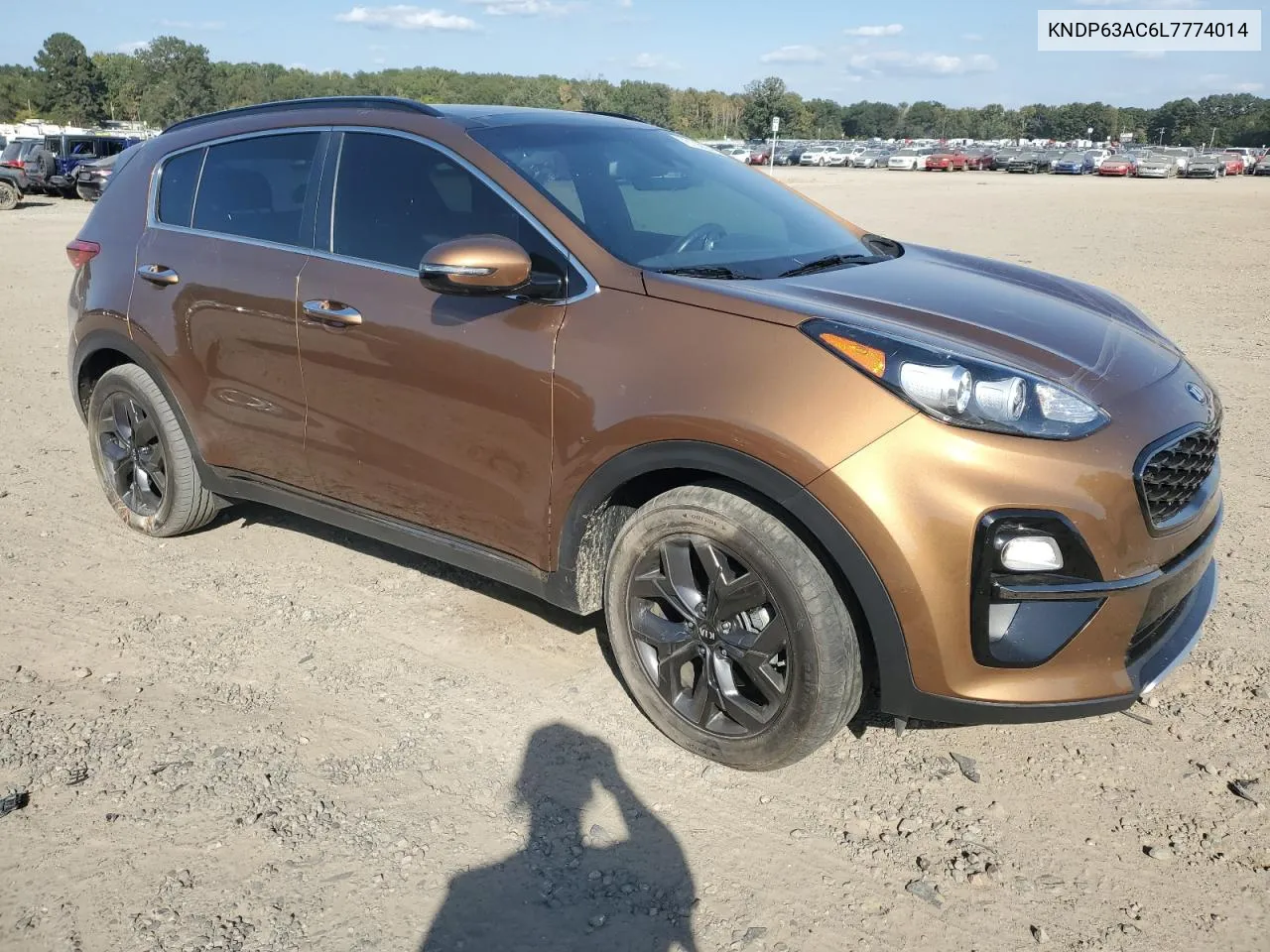 2020 Kia Sportage S VIN: KNDP63AC6L7774014 Lot: 76136824