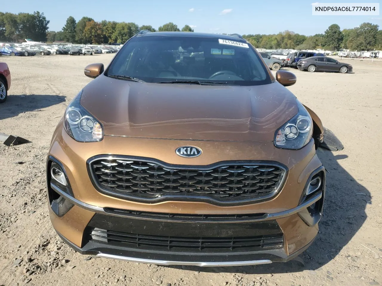 2020 Kia Sportage S VIN: KNDP63AC6L7774014 Lot: 76136824