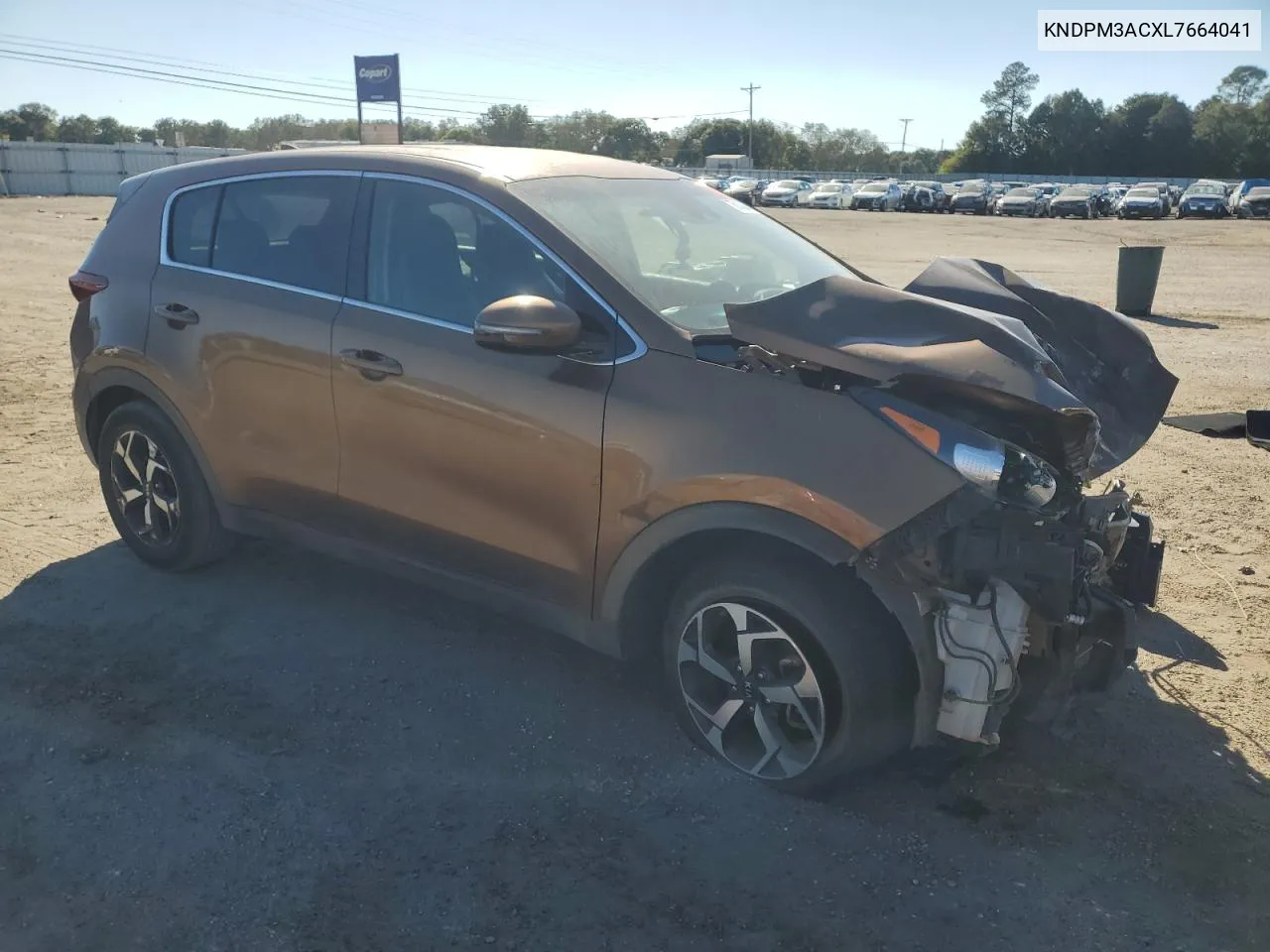 2020 Kia Sportage Lx VIN: KNDPM3ACXL7664041 Lot: 76140444