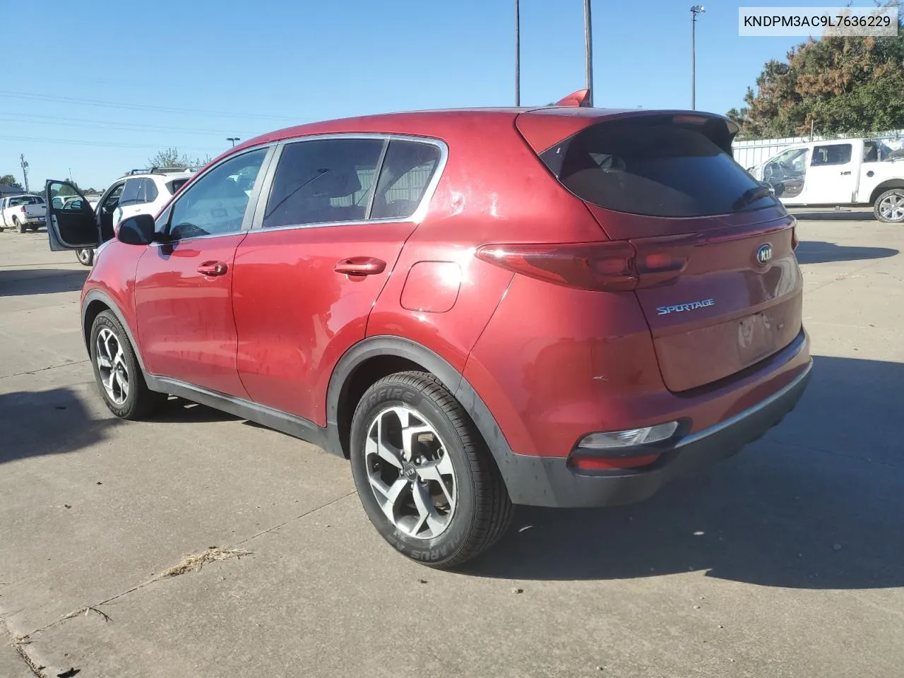 2020 Kia Sportage Lx VIN: KNDPM3AC9L7636229 Lot: 76149454