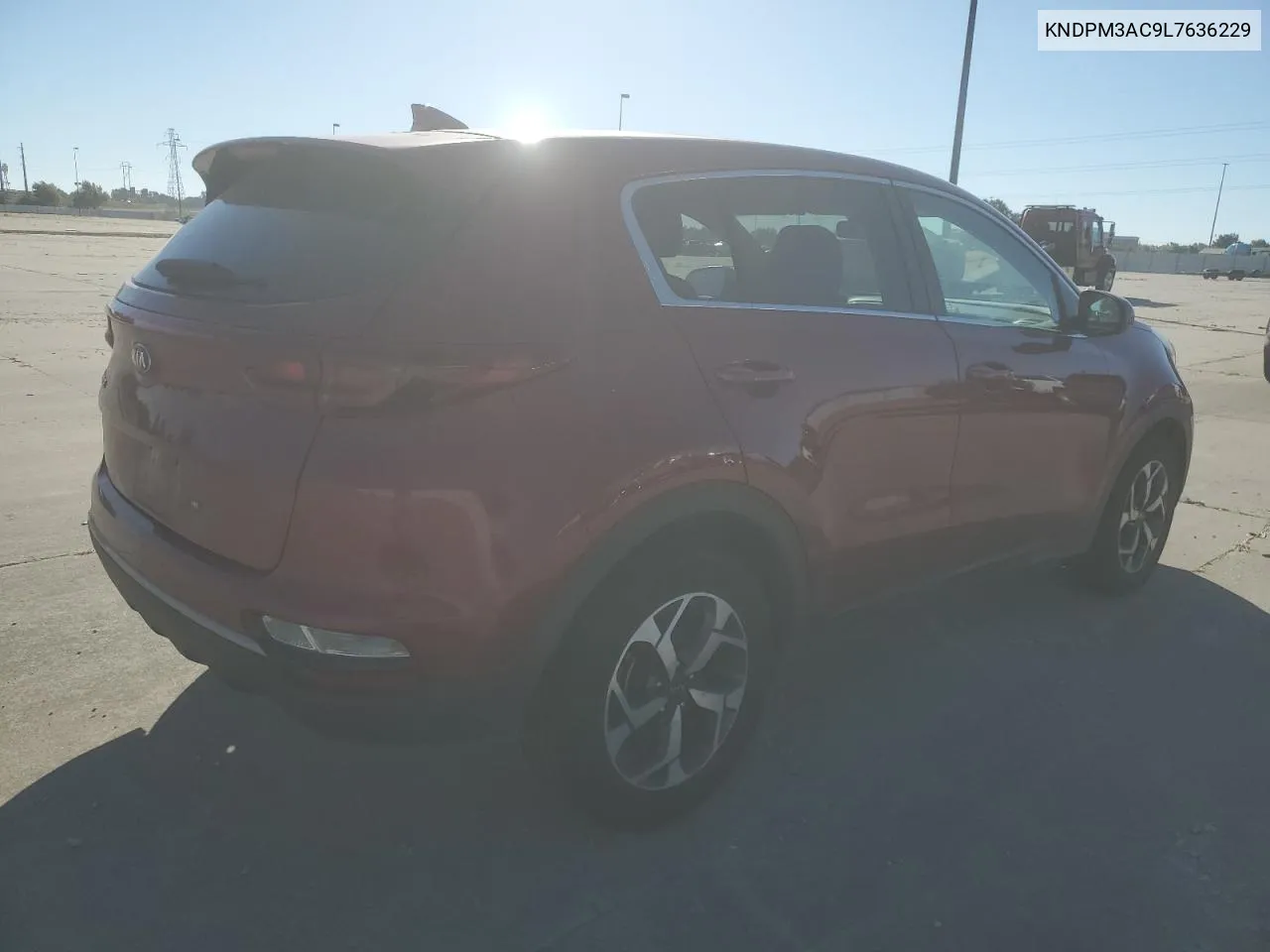 2020 Kia Sportage Lx VIN: KNDPM3AC9L7636229 Lot: 76149454