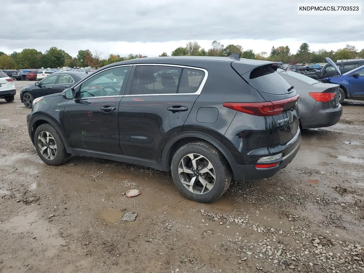 2020 Kia Sportage Lx VIN: KNDPMCAC5L7703523 Lot: 76242834