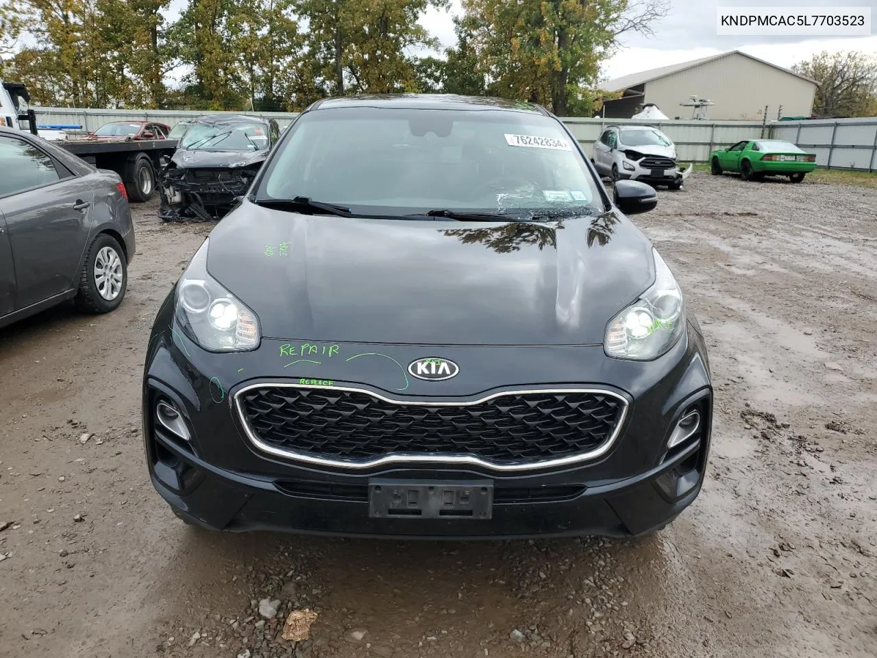 2020 Kia Sportage Lx VIN: KNDPMCAC5L7703523 Lot: 76242834