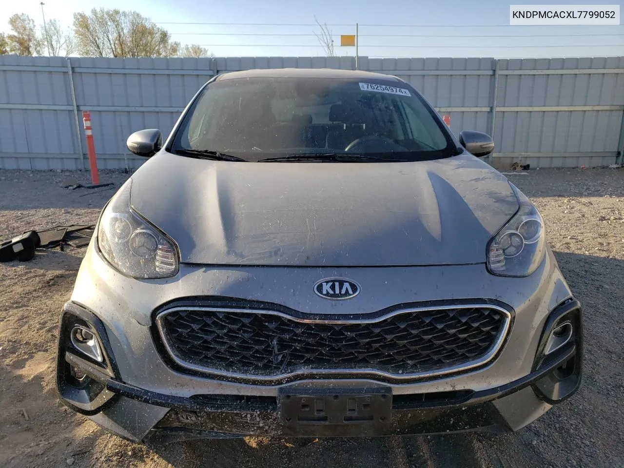 2020 Kia Sportage Lx VIN: KNDPMCACXL7799052 Lot: 76254974