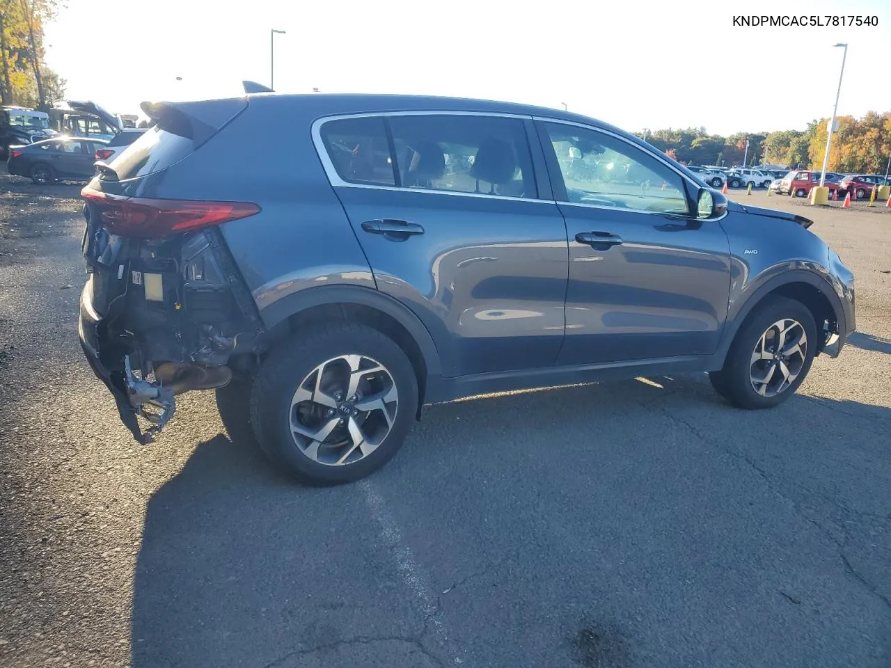 2020 Kia Sportage Lx VIN: KNDPMCAC5L7817540 Lot: 76266764