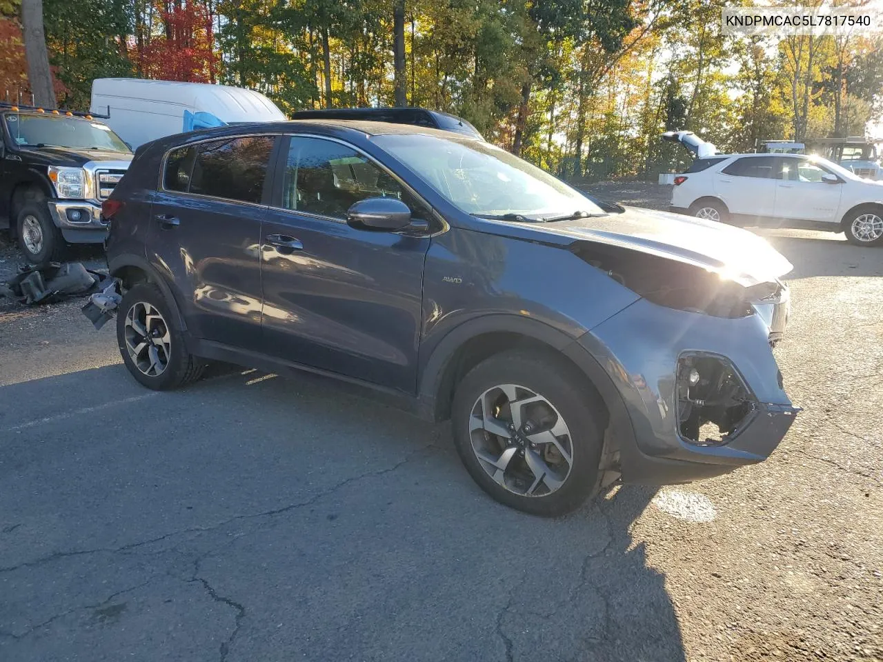 2020 Kia Sportage Lx VIN: KNDPMCAC5L7817540 Lot: 76266764