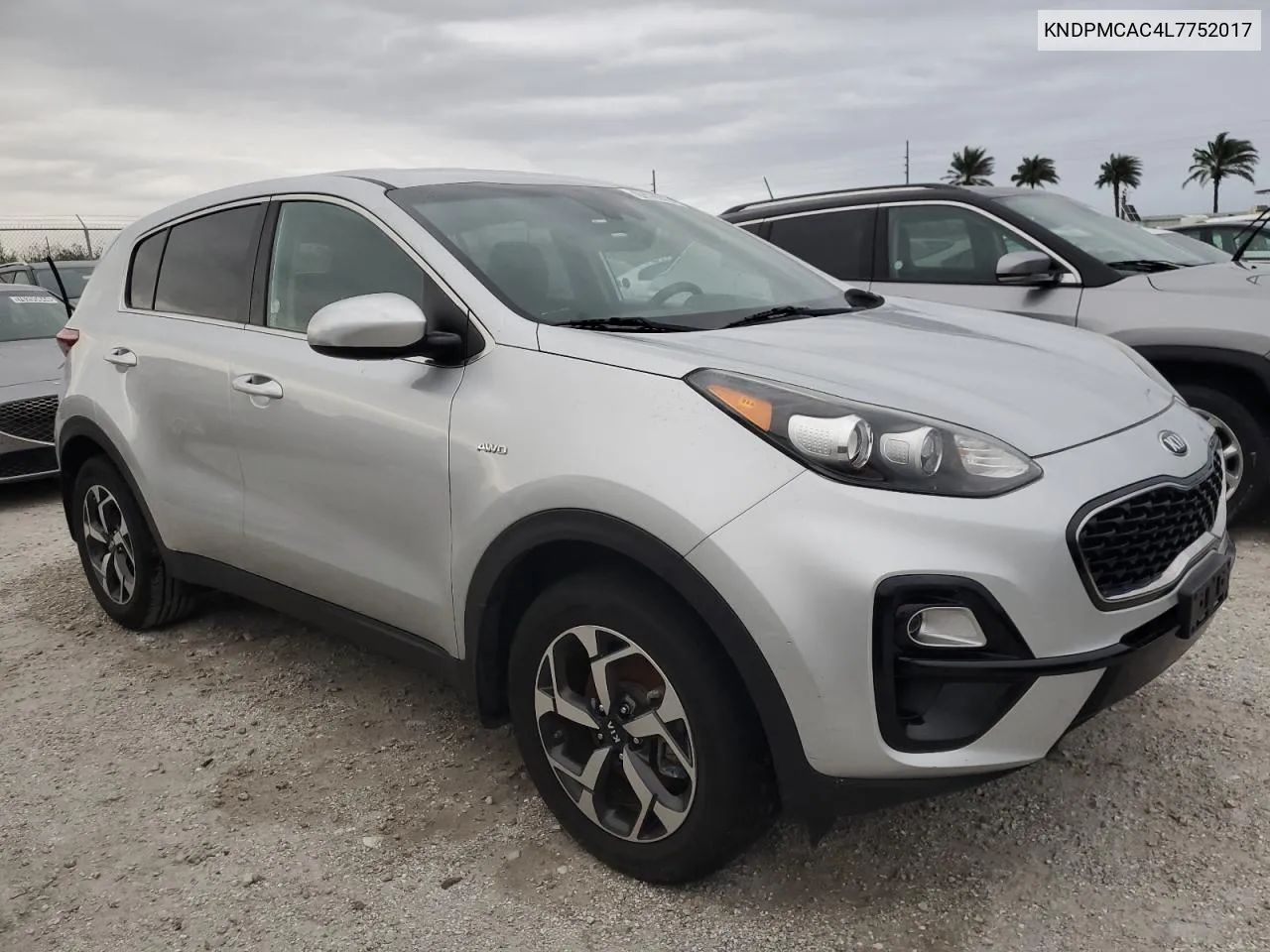 2020 Kia Sportage Lx VIN: KNDPMCAC4L7752017 Lot: 76287494