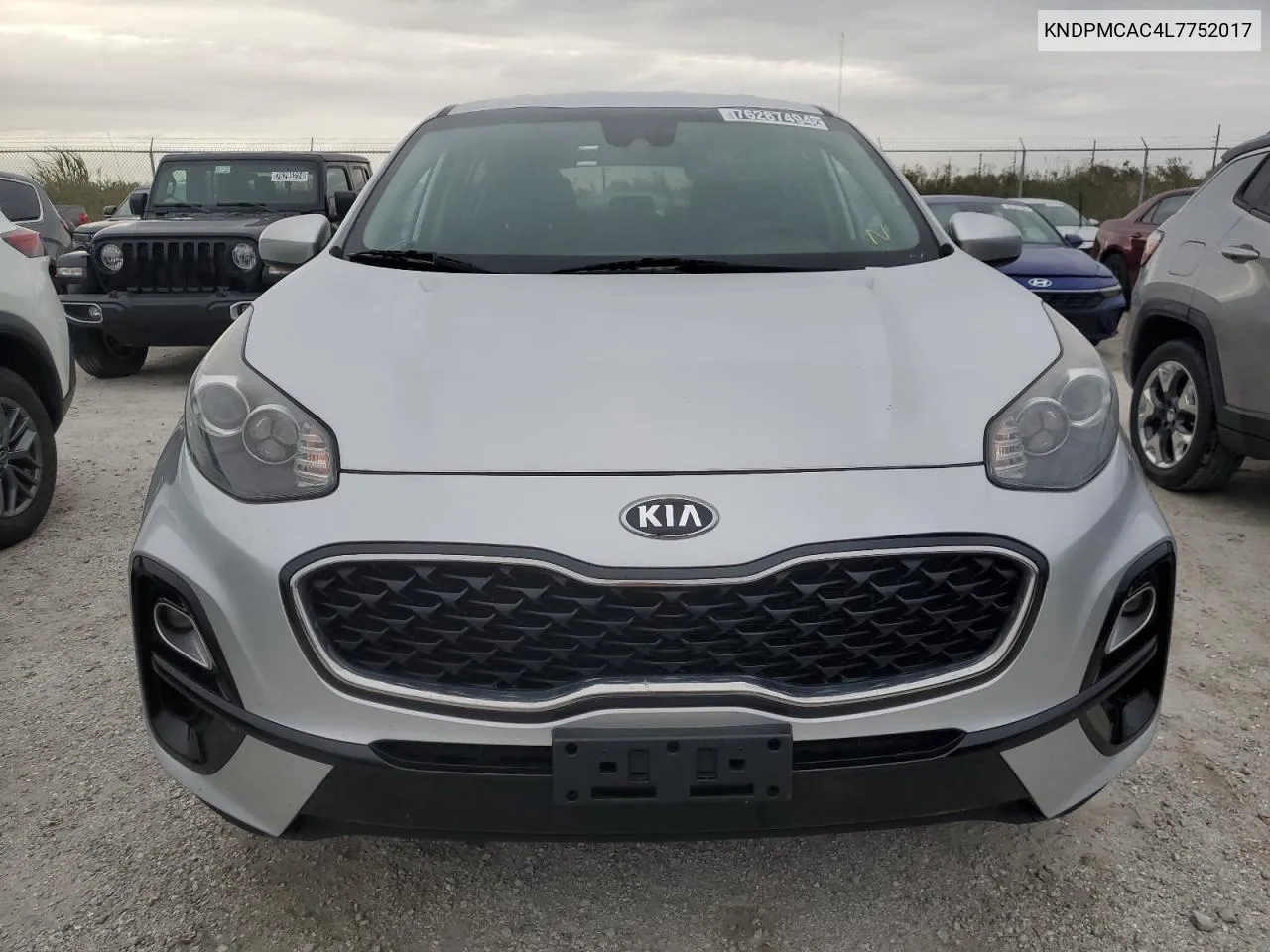 2020 Kia Sportage Lx VIN: KNDPMCAC4L7752017 Lot: 76287494