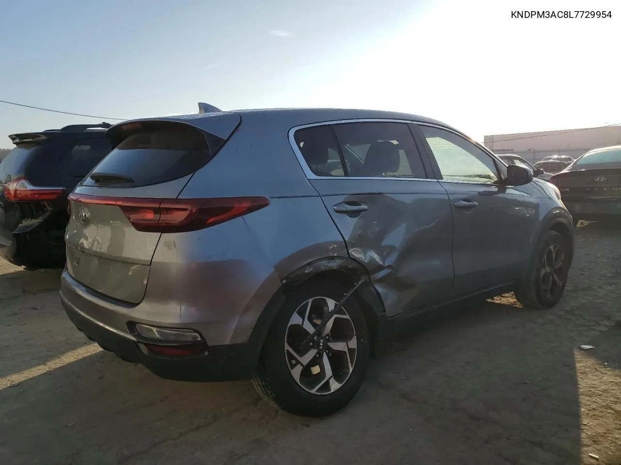 2020 Kia Sportage Lx VIN: KNDPM3AC8L7729954 Lot: 76294664