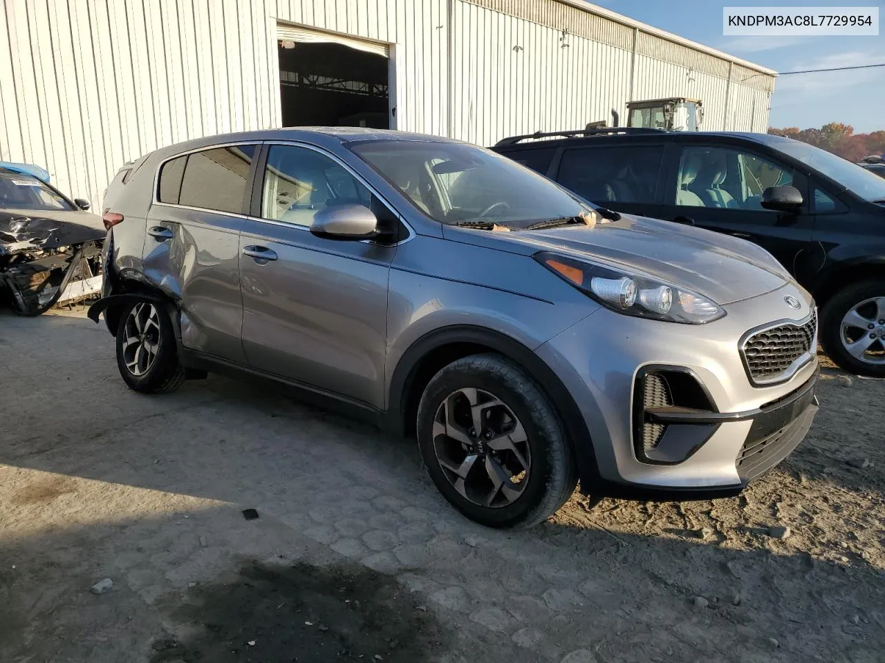 2020 Kia Sportage Lx VIN: KNDPM3AC8L7729954 Lot: 76294664