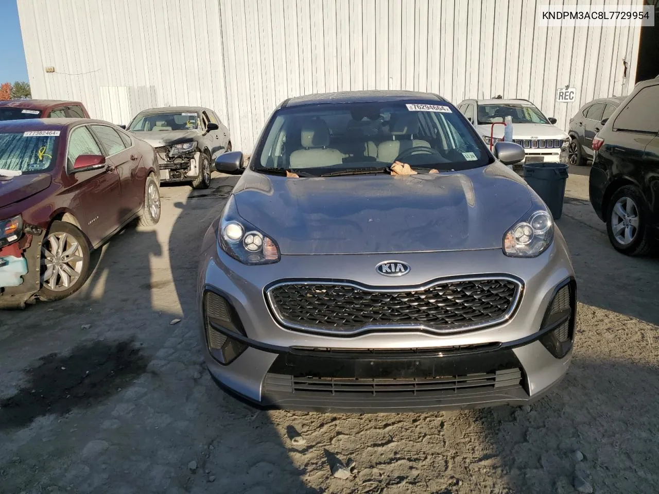 2020 Kia Sportage Lx VIN: KNDPM3AC8L7729954 Lot: 76294664