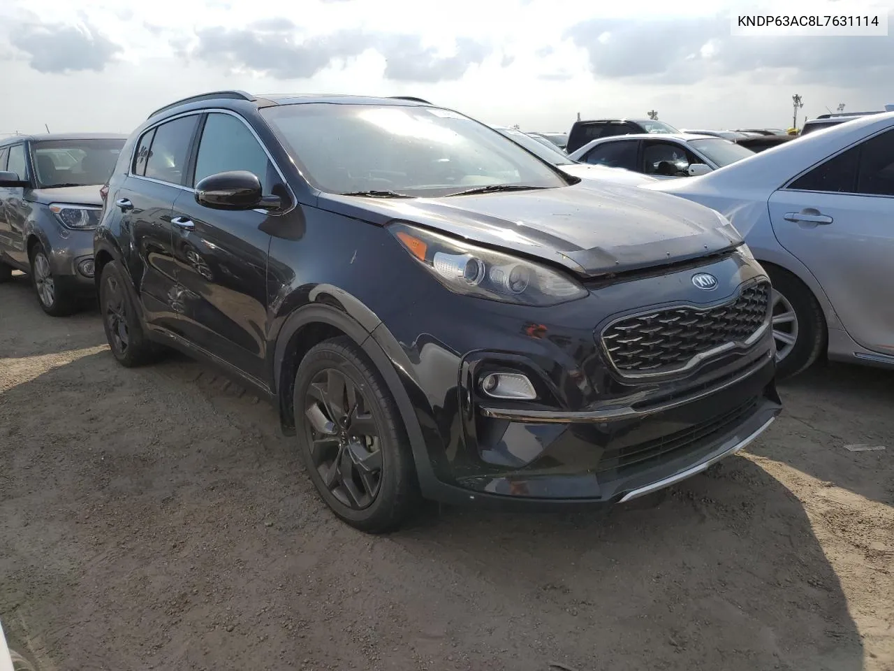 2020 Kia Sportage S VIN: KNDP63AC8L7631114 Lot: 76295974