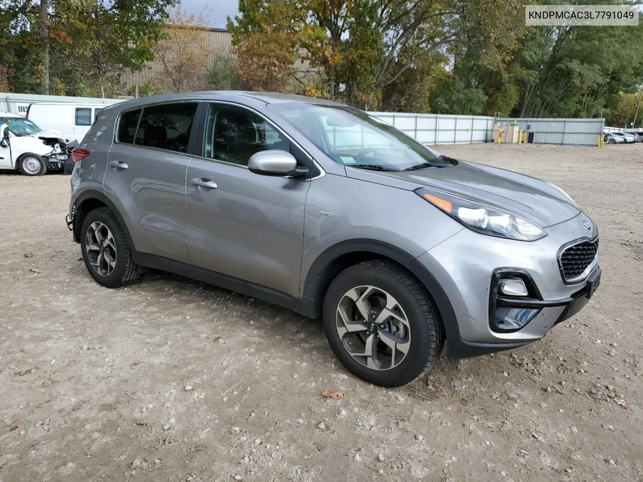 2020 Kia Sportage Lx VIN: KNDPMCAC3L7791049 Lot: 76328974