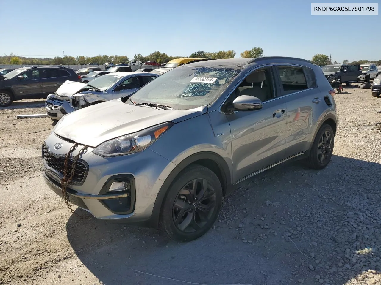 2020 Kia Sportage S VIN: KNDP6CAC5L7801798 Lot: 76332784