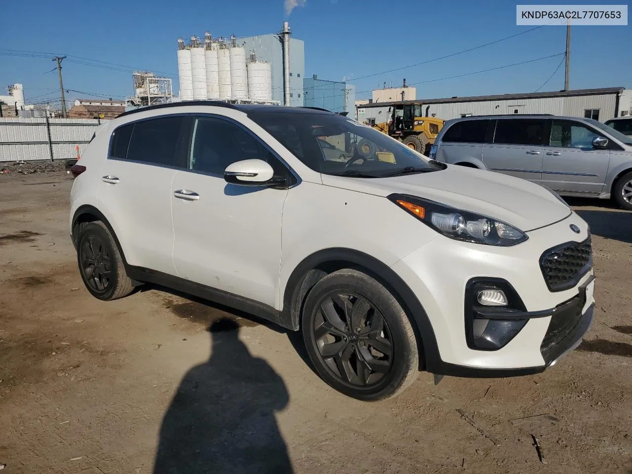 2020 Kia Sportage S VIN: KNDP63AC2L7707653 Lot: 76335684