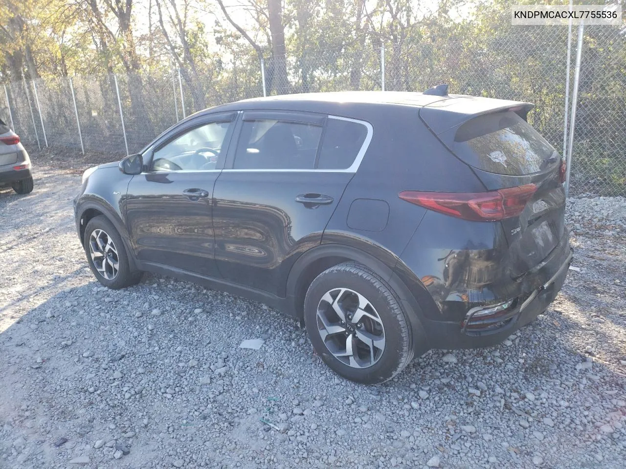 2020 Kia Sportage Lx VIN: KNDPMCACXL7755536 Lot: 76500184