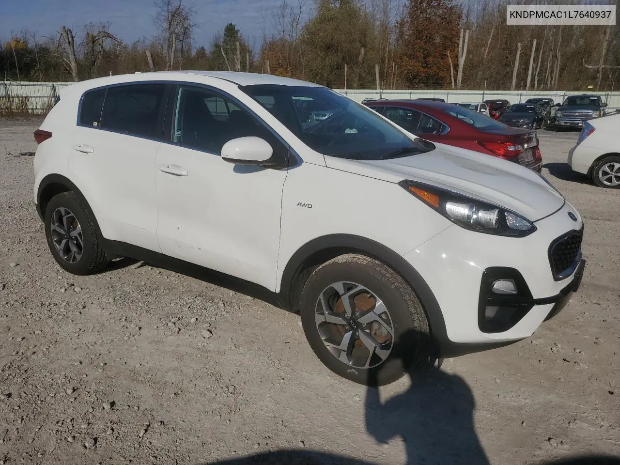 2020 Kia Sportage Lx VIN: KNDPMCAC1L7640937 Lot: 76676634