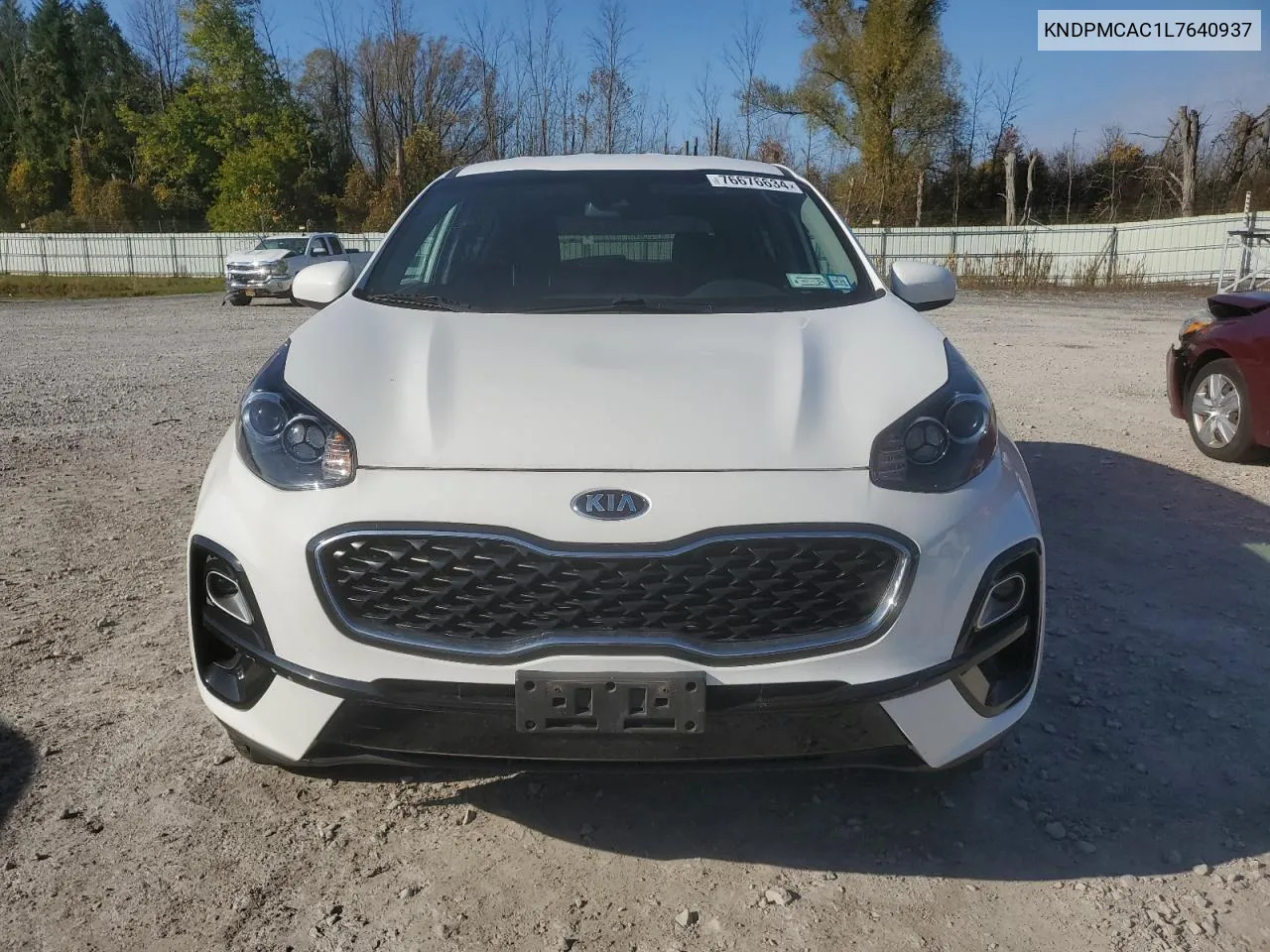 2020 Kia Sportage Lx VIN: KNDPMCAC1L7640937 Lot: 76676634