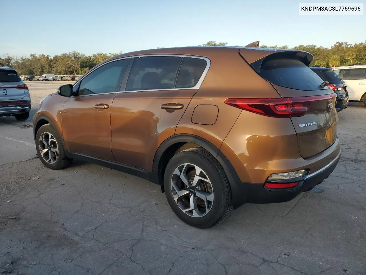 2020 Kia Sportage Lx VIN: KNDPM3AC3L7769696 Lot: 76681194