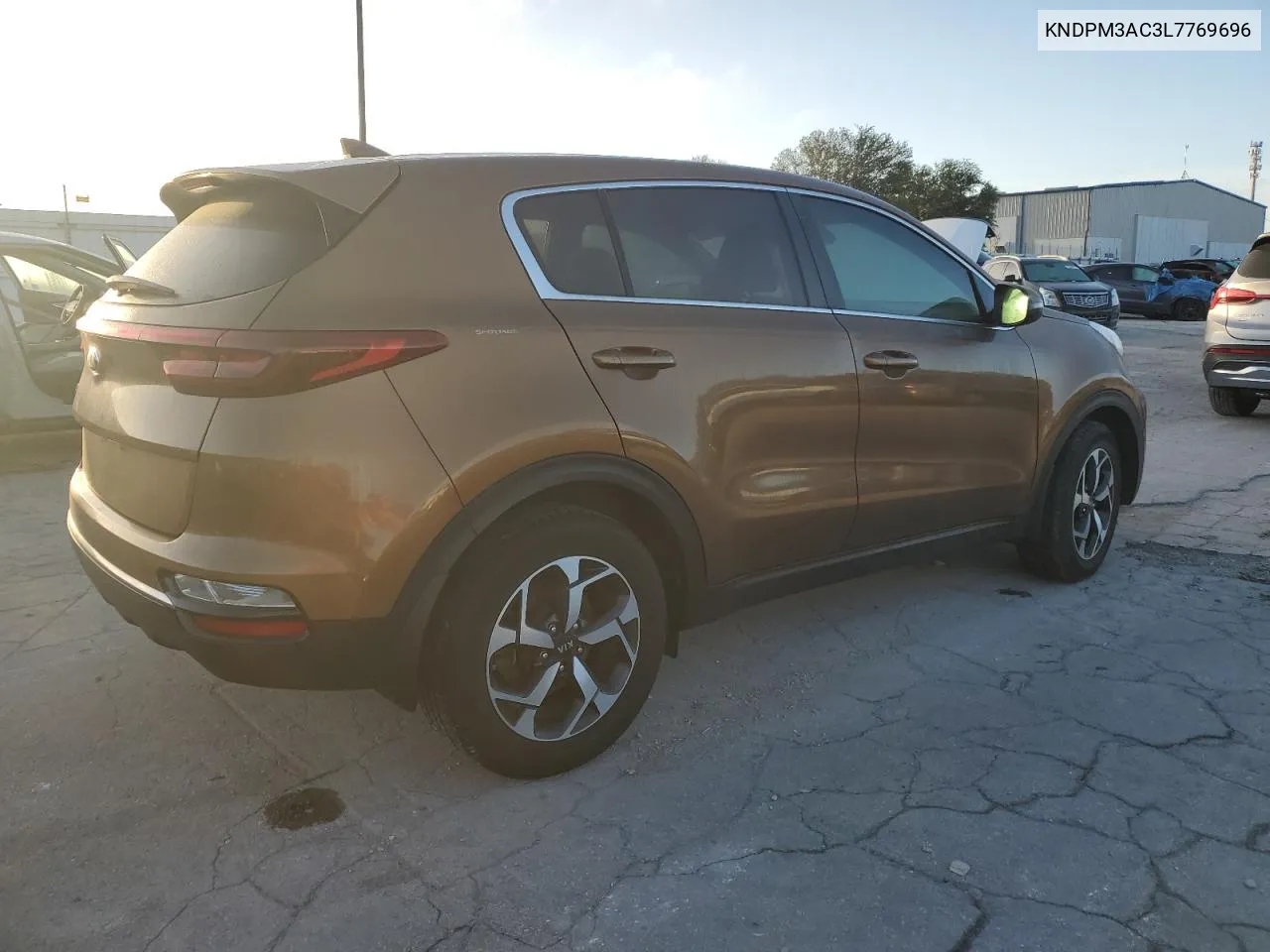 2020 Kia Sportage Lx VIN: KNDPM3AC3L7769696 Lot: 76681194