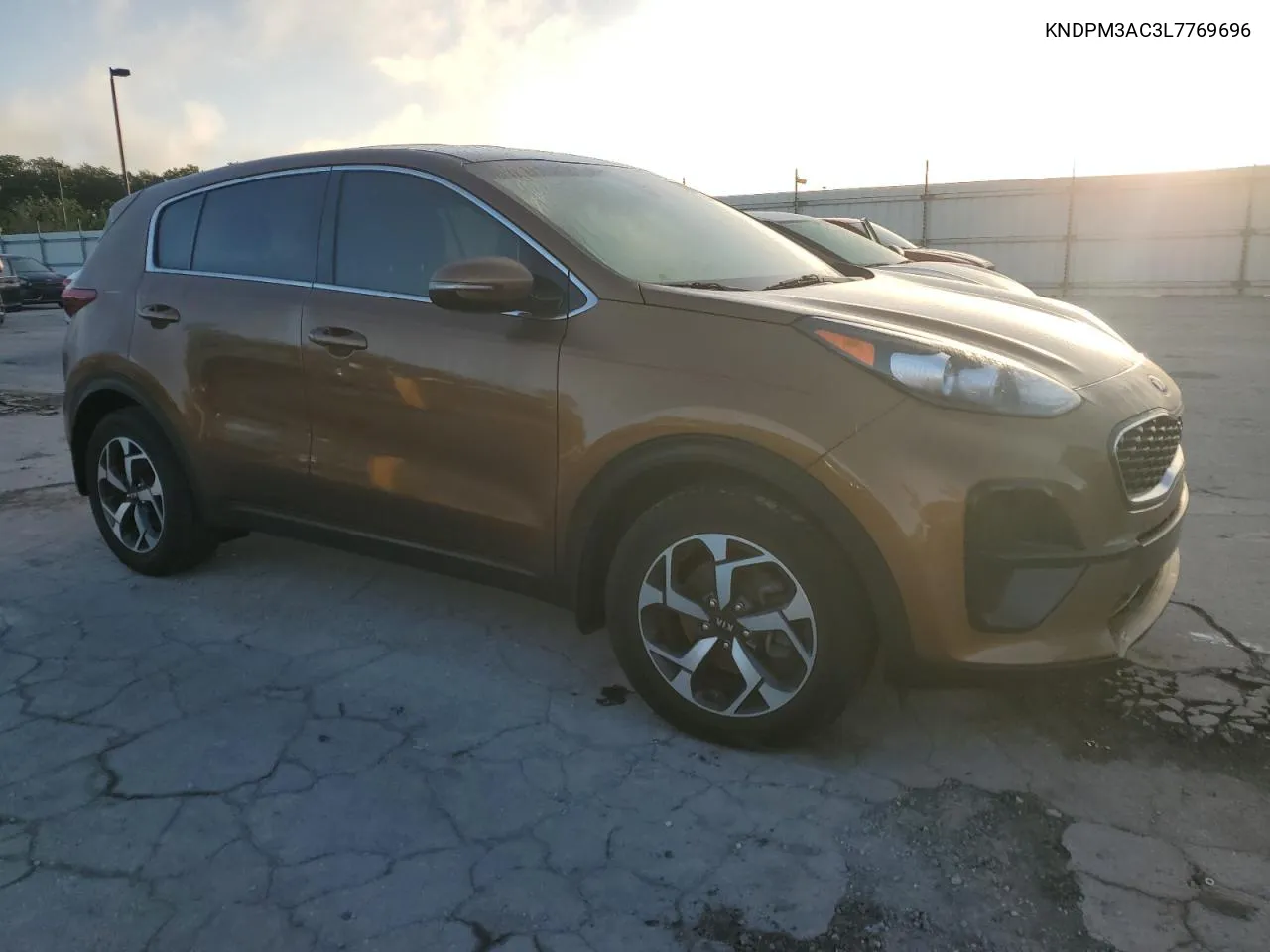 2020 Kia Sportage Lx VIN: KNDPM3AC3L7769696 Lot: 76681194