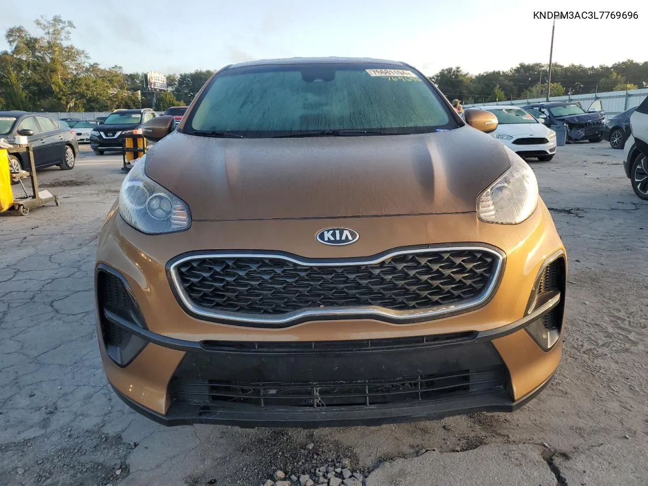 2020 Kia Sportage Lx VIN: KNDPM3AC3L7769696 Lot: 76681194