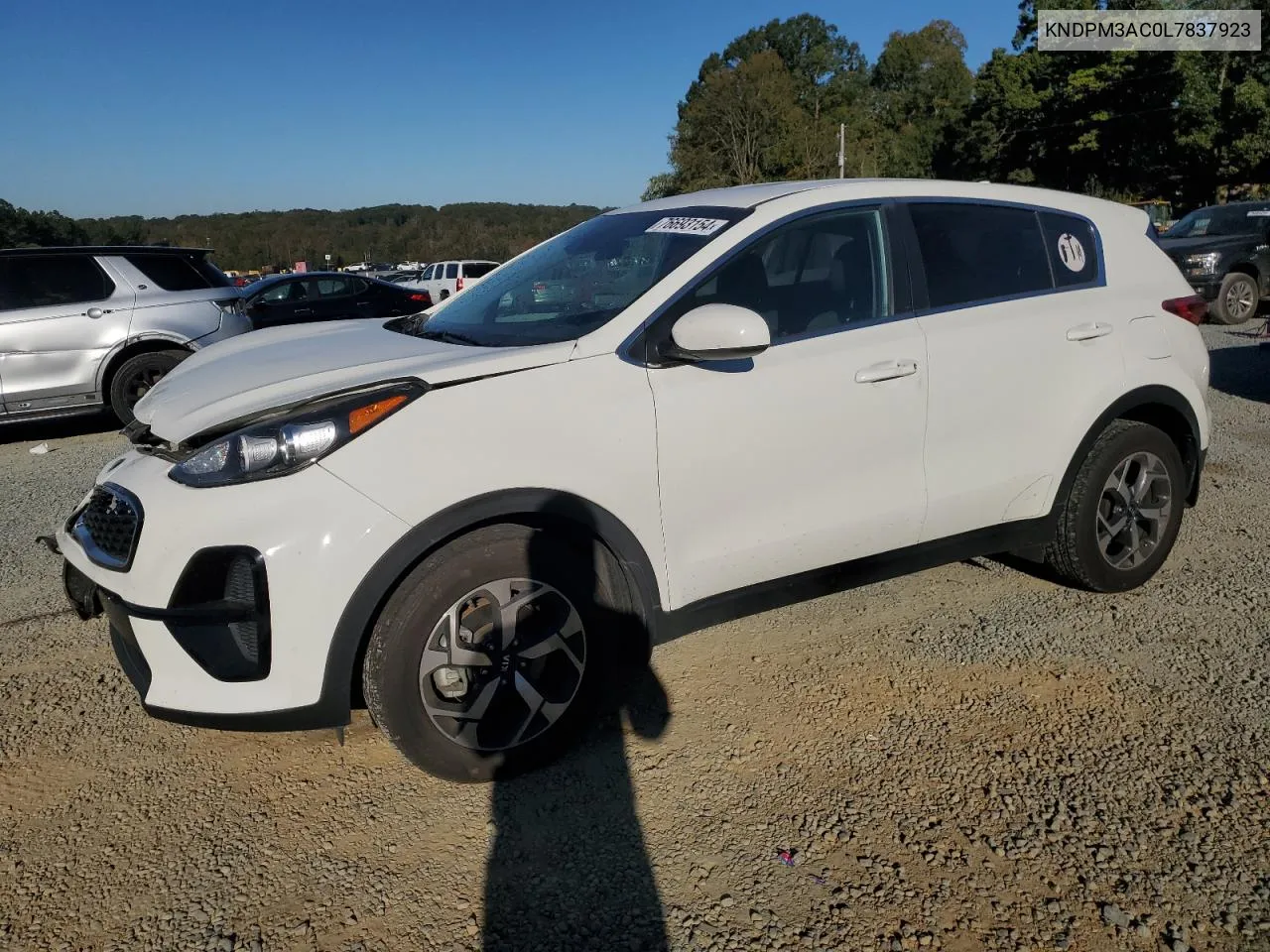 2020 Kia Sportage Lx VIN: KNDPM3AC0L7837923 Lot: 76693154