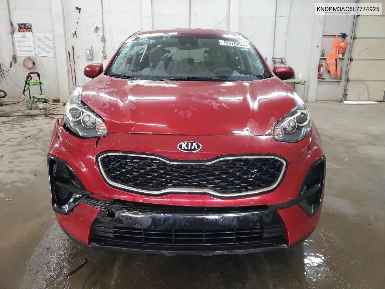 2020 Kia Sportage Lx VIN: KNDPM3AC6L7774925 Lot: 76870834