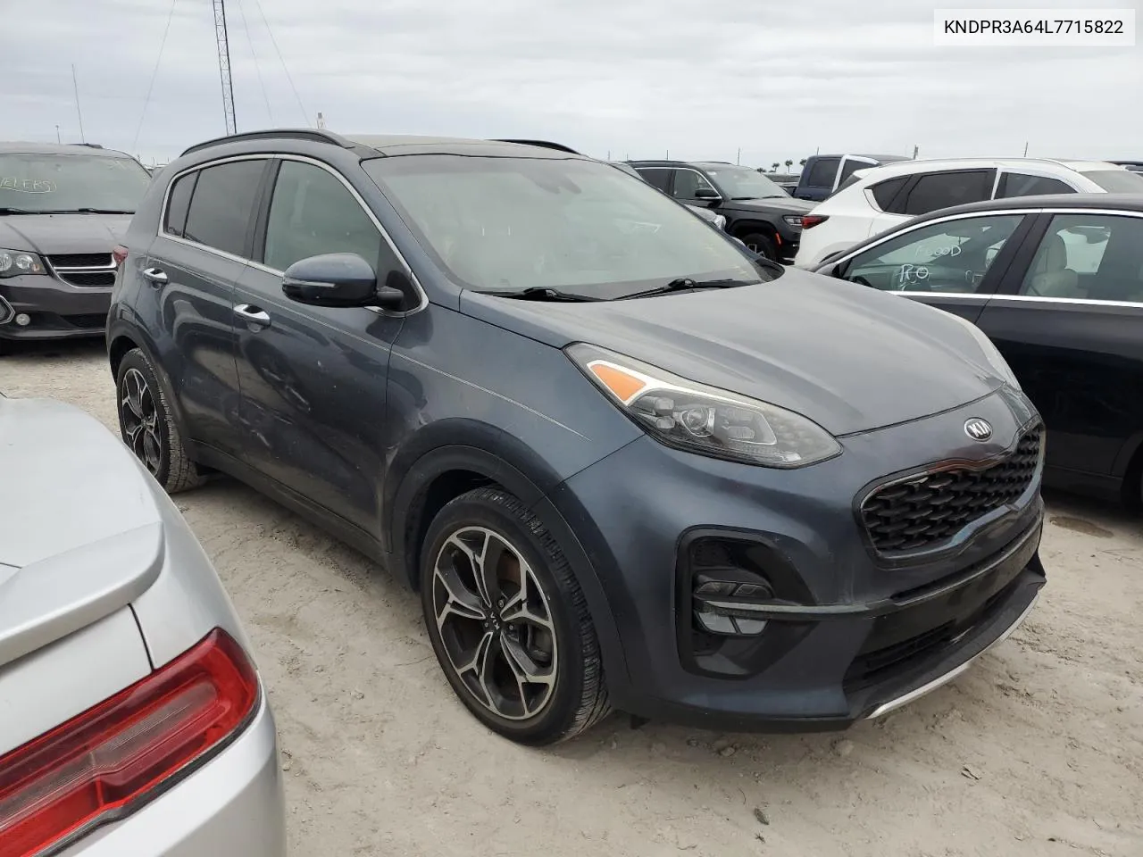 2020 Kia Sportage Sx VIN: KNDPR3A64L7715822 Lot: 76955994