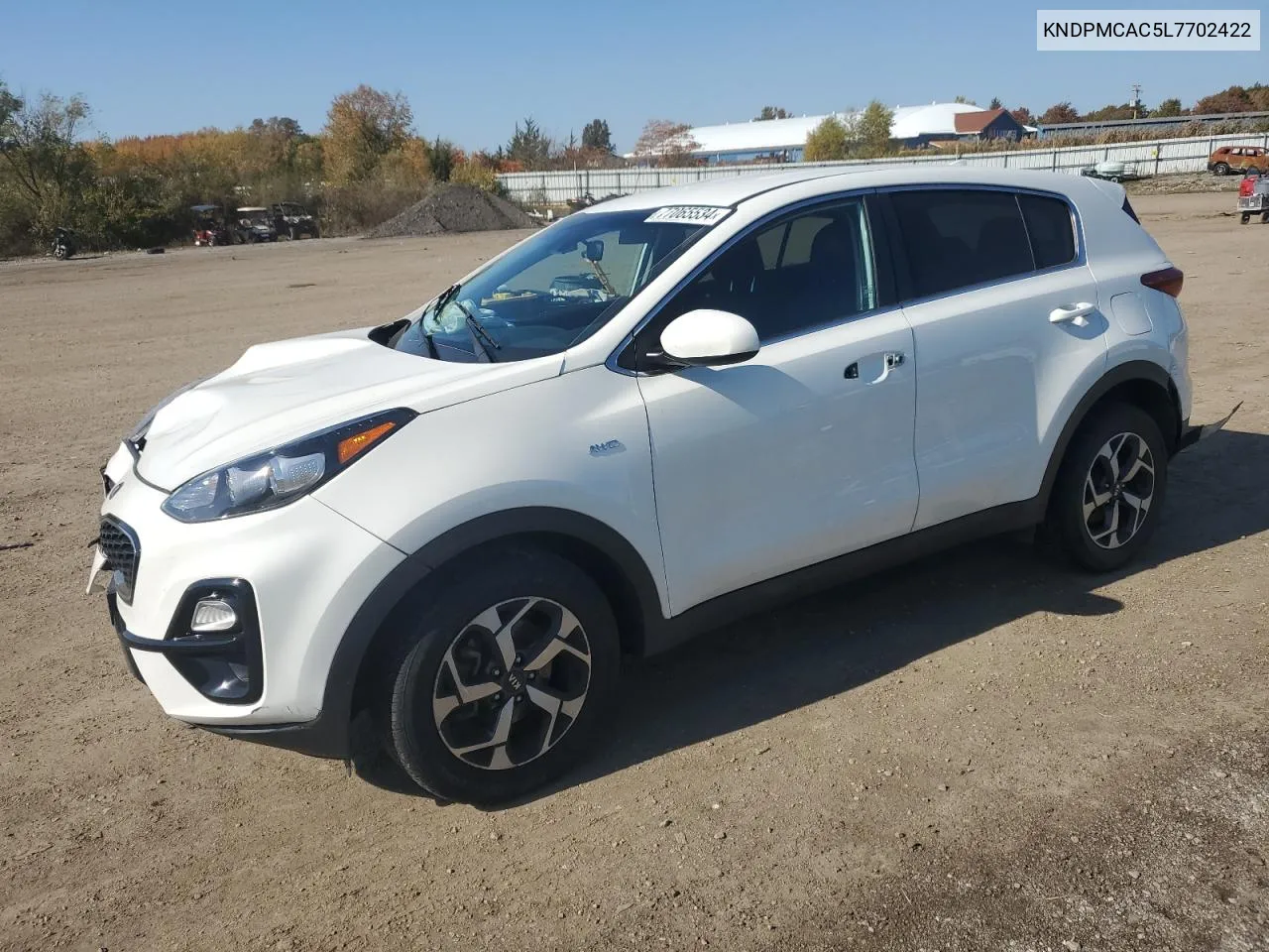 2020 Kia Sportage Lx VIN: KNDPMCAC5L7702422 Lot: 77065534