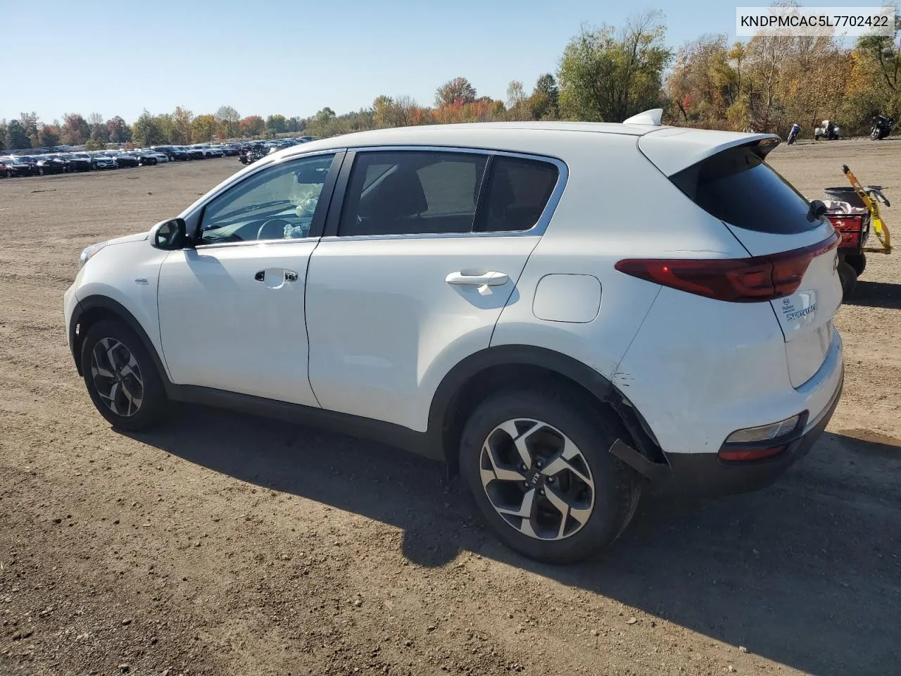 2020 Kia Sportage Lx VIN: KNDPMCAC5L7702422 Lot: 77065534