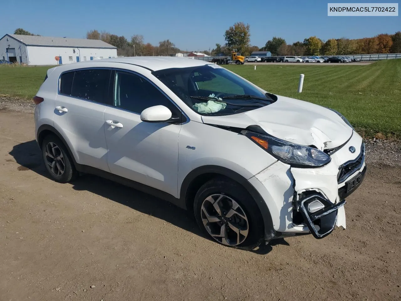 2020 Kia Sportage Lx VIN: KNDPMCAC5L7702422 Lot: 77065534