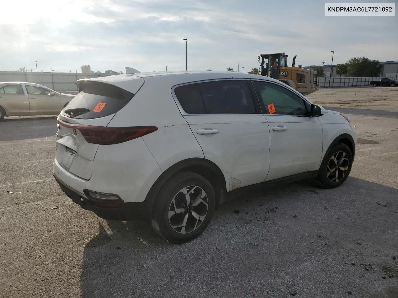 2020 Kia Sportage Lx VIN: KNDPM3AC6L7721092 Lot: 77093884