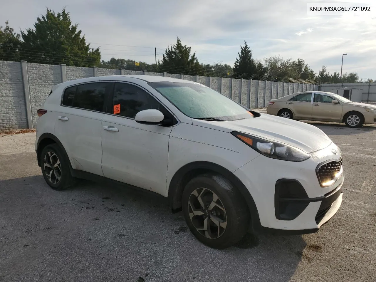 2020 Kia Sportage Lx VIN: KNDPM3AC6L7721092 Lot: 77093884