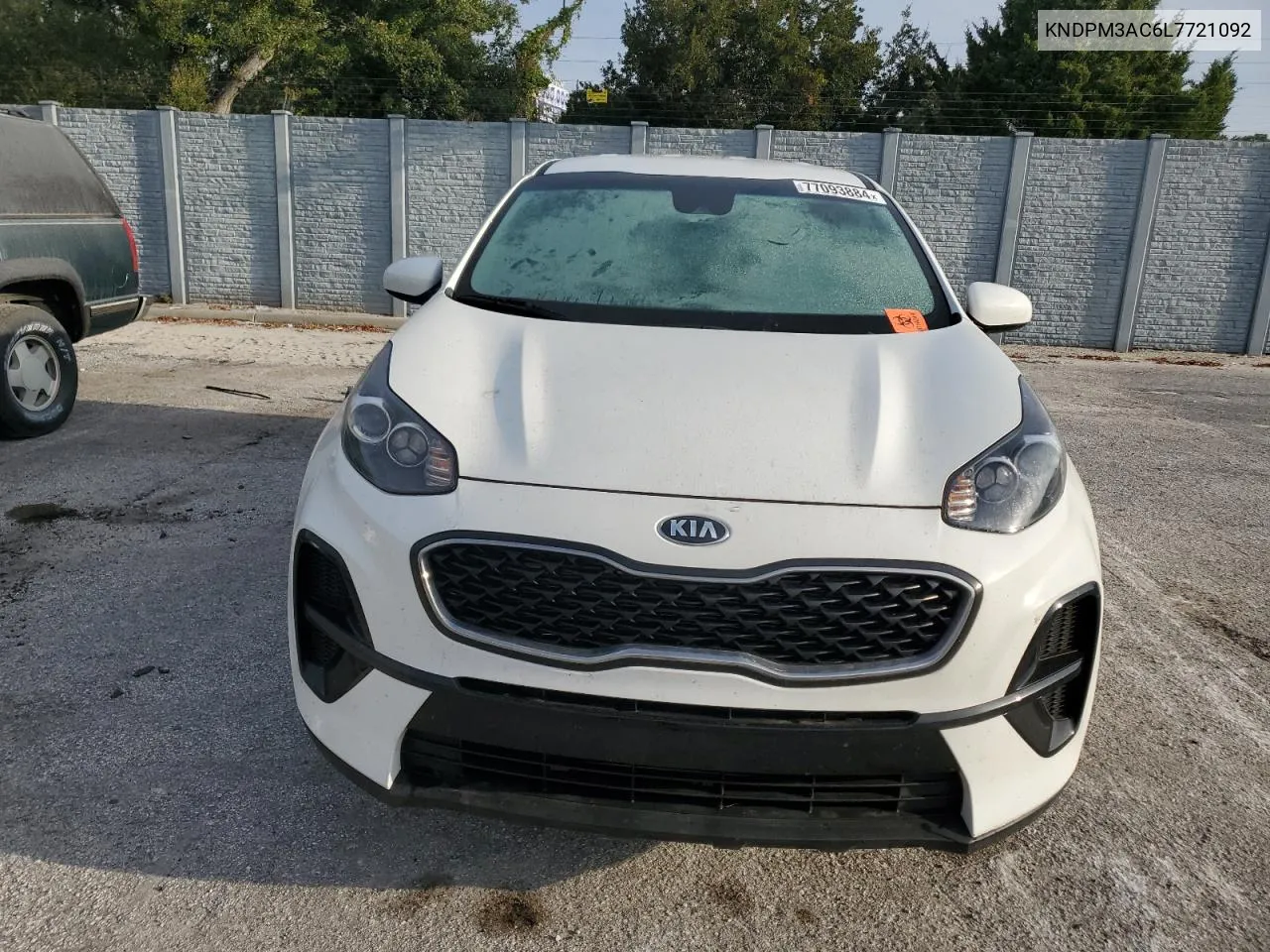 2020 Kia Sportage Lx VIN: KNDPM3AC6L7721092 Lot: 77093884