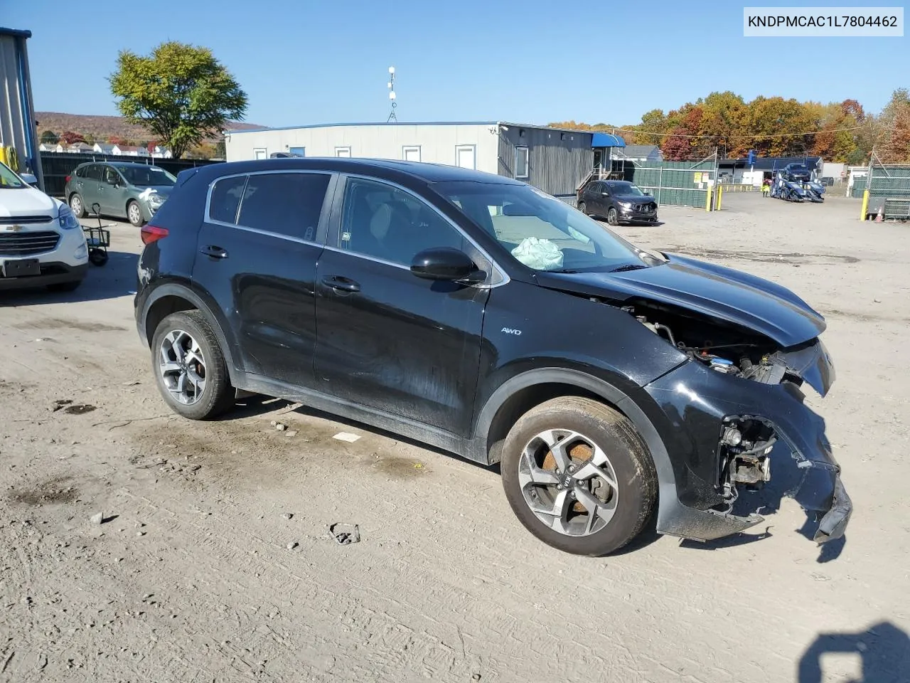 2020 Kia Sportage Lx VIN: KNDPMCAC1L7804462 Lot: 77195534