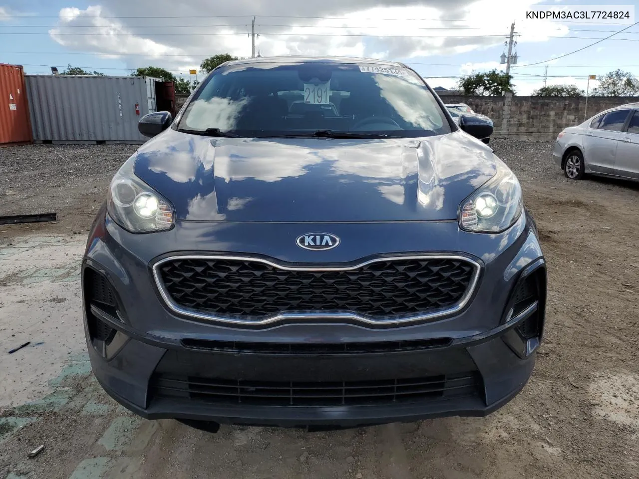 2020 Kia Sportage Lx VIN: KNDPM3AC3L7724824 Lot: 77425134