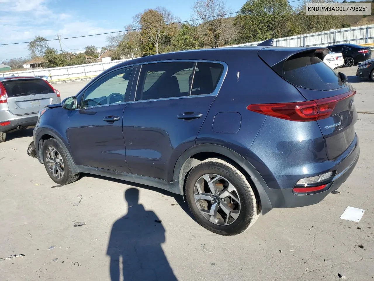 2020 Kia Sportage Lx VIN: KNDPM3AC0L7798251 Lot: 77534274