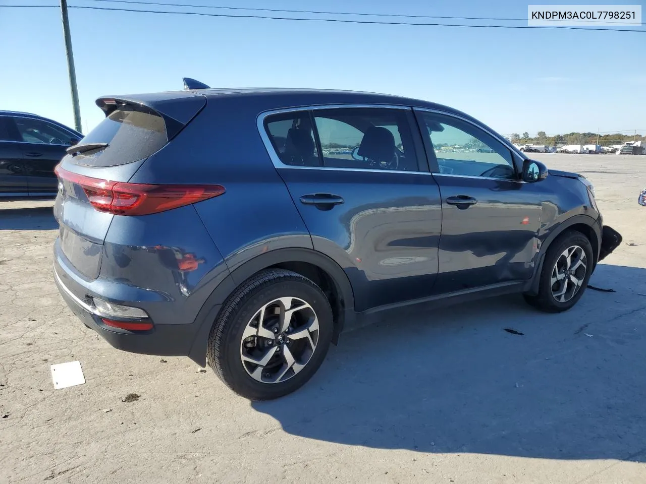 2020 Kia Sportage Lx VIN: KNDPM3AC0L7798251 Lot: 77534274