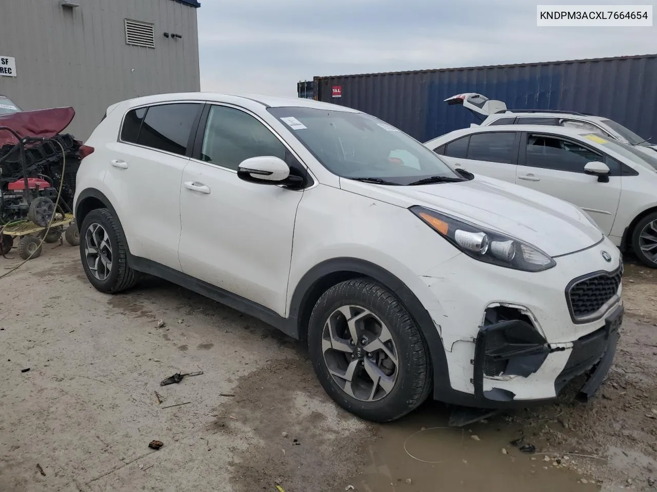 2020 Kia Sportage Lx VIN: KNDPM3ACXL7664654 Lot: 77573394