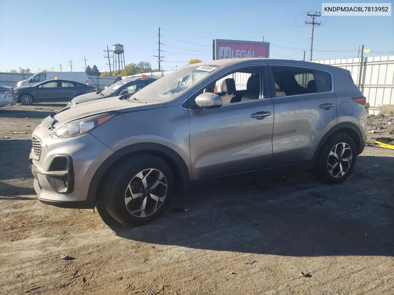 2020 Kia Sportage Lx VIN: KNDPM3AC8L7813952 Lot: 77603304