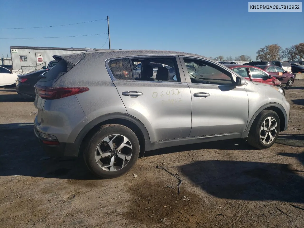 2020 Kia Sportage Lx VIN: KNDPM3AC8L7813952 Lot: 77603304