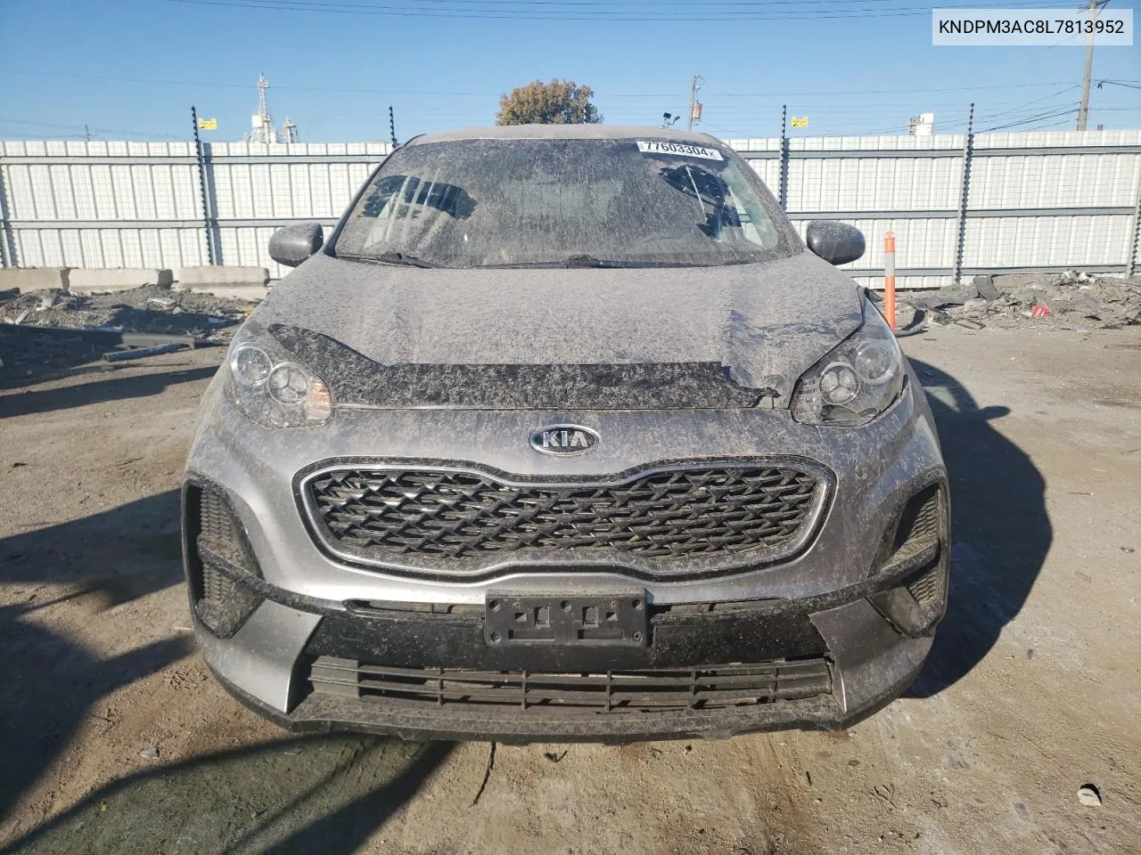 2020 Kia Sportage Lx VIN: KNDPM3AC8L7813952 Lot: 77603304